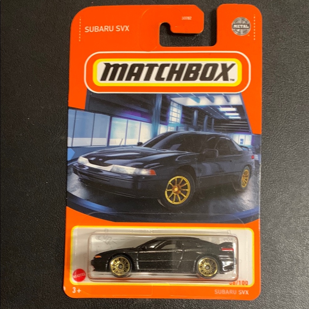 Matchbox Subaru SVX Toy Car - Black and Gold